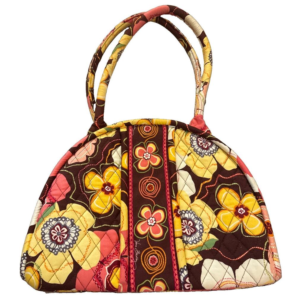 Vera Bradley Buttercup Eloise Kisslock Snap Purse With Magnetic Side NWOT